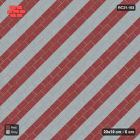 Interlock (Pasco) 20x10 cm · RC21-183 · Diagonal Running Bond, Diagonal Colour