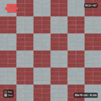 Interlock (Pasco) 20x10 cm · RC21-187 · Stack Bond, Chequer Cells 40