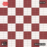 Interlock (Pasco) 20x10 cm · RC21-189 · Stack Bond, Chequer Cells 40