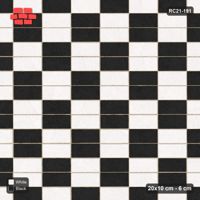 Interlock (Pasco) 20x10 cm · RC21-191 · Stack Bond, Chequer Cells 20
