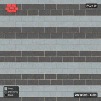 Interlock (Pasco) 20x10 cm · RC21-20 · Running Bond, Kerb Frame