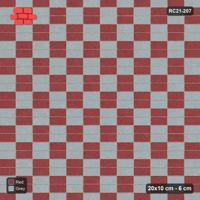 Interlock (Pasco) 20x10 cm · RC21-207 · Stack Bond, Diagonal Steps