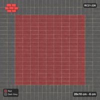 Interlock (Pasco) 20x10 cm · RC21-226 · Stack Field, Charcoal Double Soldier Border