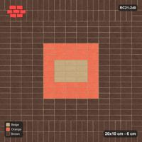 Interlock (Pasco) 20x10 cm · RC21-240 · Ring Medallion, Double Soldier Border