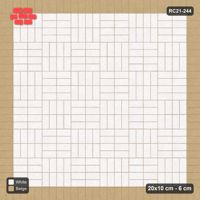 Interlock (Pasco) 20x10 cm · RC21-244 · Panel Chequer 40 cm, Single Soldier Border