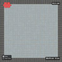 Interlock (Pasco) 20x10 cm · RC21-246 · Panel Chequer 40 cm, Single Soldier Border