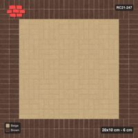 Interlock (Pasco) 20x10 cm · RC21-247 · Panel Chequer 40 cm, Double Soldier Border