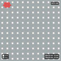 Interlock (Pasco) 20x10 cm · RC21-255 · Pinwheel CW, 10x10 Centres, Solid Planks - Salt & Pepper