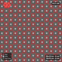 Interlock (Pasco) 20x10 cm · RC21-259 · Pinwheel CW, 10x10 Centres, Module Chequer - Urban Brick