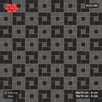 Interlock (Pasco) 20x10 cm · RC21-260 · Pinwheel ACW, 10x10 Centres, Module Chequer - Night Sky
