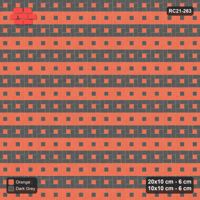 Interlock (Pasco) 20x10 cm · RC21-263 · Pinwheel CW, 10x10 Centres, Row Bands - Ember