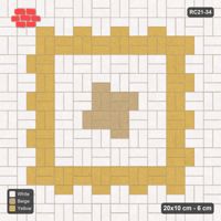 Interlock (Pasco) 20x10 cm · RC21-34 · Basketweave, Golden Medallion