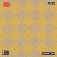 Interlock (Pasco) 20x10 cm · RC21-39 · Diagonal Parquet, Large Chequer