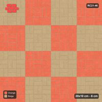Interlock (Pasco) 20x10 cm · RC21-46 · Basketweave, 60 cm Chequer