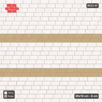 Interlock (Pasco) 20x10 cm · RC21-47 · Running Bond 1/4, Twin Sand Bands