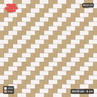Interlock (Pasco) 20x10 cm · RC21-71 · Herringbone 90, Two-Tone