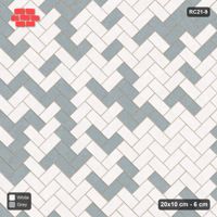 Interlock (Pasco) 20x10 cm · RC21-9 · Herringbone 45 Blend