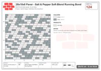 Interlock (Pasco) 20x10 cm · RC21T8-124 · Salt & Pepper Soft-Blend Running Bond