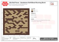 Interlock (Pasco) 20x10 cm · RC21T8-125 · Sandstone Soft-Blend Running Bond