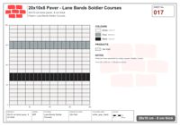 Interlock (Pasco) 20x10 cm · RC21T8-17 · Lane Bands Soldier Courses