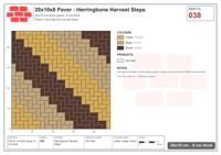 Interlock (Pasco) 20x10 cm · RC21T8-38 · Herringbone Harvest Steps