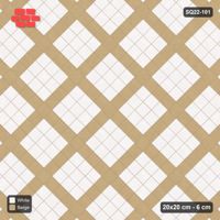 Interlock (Pasco) 20x20 cm · SQ22-101 · Diagonal Plaza Grid