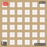 Interlock (Pasco) 20x20 cm · SQ22-109 · Plaza Grid Every 3 Units