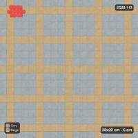 Interlock (Pasco) 20x20 cm · SQ22-113 · Plaza Grid Every 4 Units