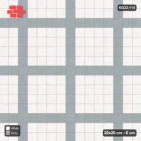 Interlock (Pasco) 20x20 cm · SQ22-114 · Plaza Grid Every 5 Units