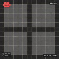 Interlock (Pasco) 20x20 cm · SQ22-116 · Plaza Grid Every 6 Units