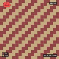 Interlock (Pasco) 20x20 cm · SQ22-151 · Diagonal Stripe Bands