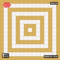 Interlock (Pasco) 20x20 cm · SQ22-156 · Concentric Square Rings