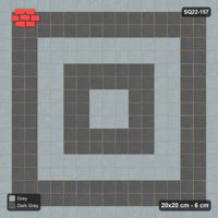 Interlock (Pasco) 20x20 cm · SQ22-157 · Wide Square Rings