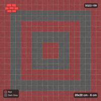 Interlock (Pasco) 20x20 cm · SQ22-159 · Wide Square Rings