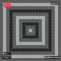 Interlock (Pasco) 20x20 cm · SQ22-175 · Tonal Rings