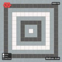 Interlock (Pasco) 20x20 cm · SQ22-176 · Tonal Rings