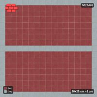 Interlock (Pasco) 20x20 cm · SQ22-183 · Single Border, Centre Band Field