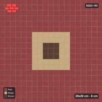 Interlock (Pasco) 20x20 cm · SQ22-193 · Triple Border, Medallion Field