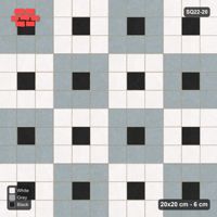 Interlock (Pasco) 20x20 cm · SQ22-20 · Block Checker 3x3