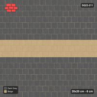 Interlock (Pasco) 20x20 cm · SQ22-211 · Running Bond Feature Band