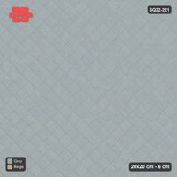 Interlock (Pasco) 20x20 cm · SQ22-221 · Diagonal Stack in Kerb Frame