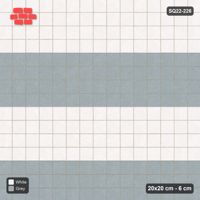 Interlock (Pasco) 20x20 cm · SQ22-226 · Stack Bond Wide Course Bands