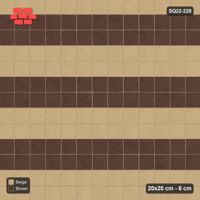 Interlock (Pasco) 20x20 cm · SQ22-228 · Stack Bond Wide Course Bands
