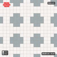 Interlock (Pasco) 20x20 cm · SQ22-231 · Stepped Diamond Field