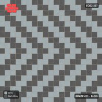 Interlock (Pasco) 20x20 cm · SQ22-237 · Zigzag Chevron Stripes