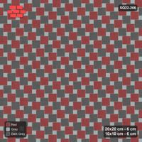 Interlock (Pasco) 20x20 cm · SQ22-266 · Offset Lattice, Alternating Squares, Kerb Frame