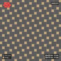 Interlock (Pasco) 20x20 cm · SQ22-270 · Offset Lattice, Solid Squares, Kerb Frame