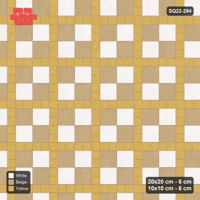Interlock (Pasco) 20x20 cm · SQ22-294 · Checker Panels 2x2 with 10x10 Grid Lines, Accent Lines