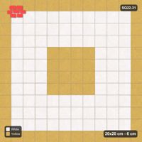 Interlock (Pasco) 20x20 cm · SQ22-31 · Outer Ring and Centre Block