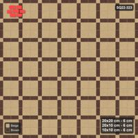 Interlock (Pasco) 20x20 cm · SQ22-323 · 2x2 Panel Grid, 10x10 Crossings, Light Crossings